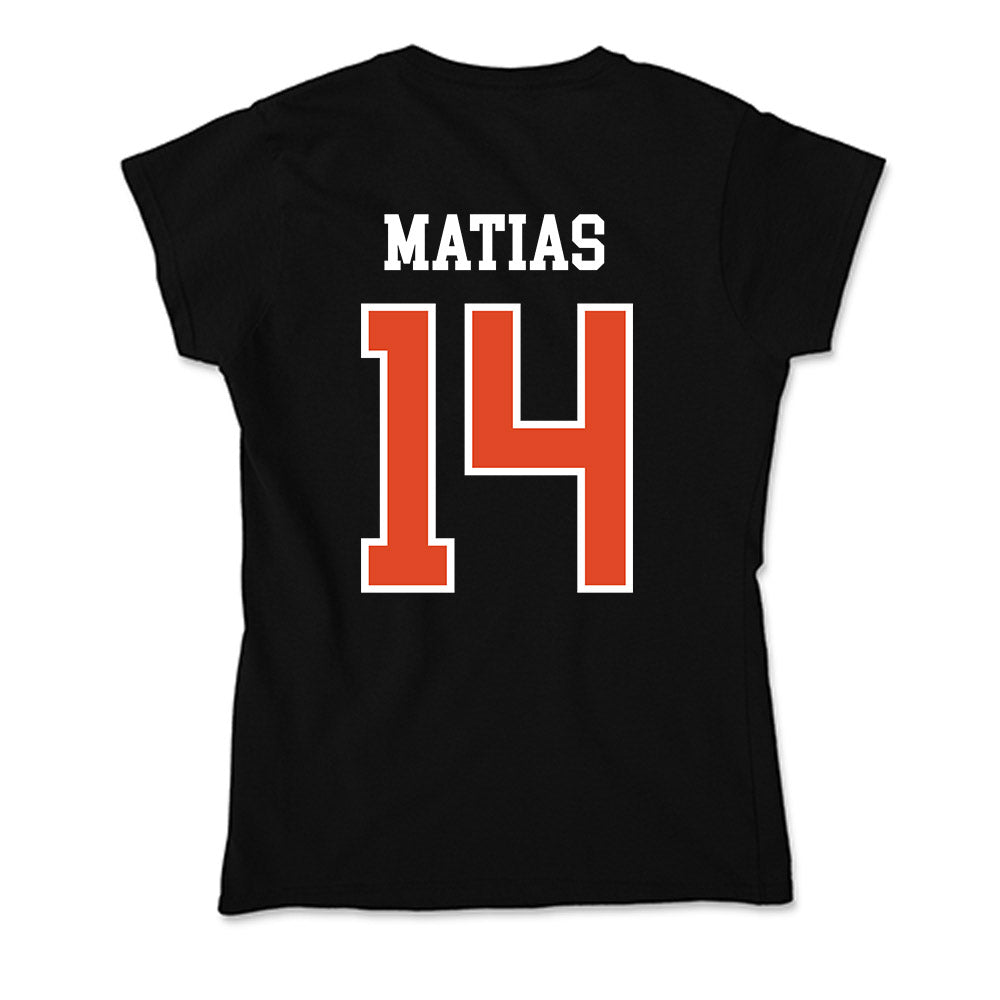 Oregon State - NCAA Women's Volleyball : Jackie Matias - Soft Style Women’s T-Shirt-1