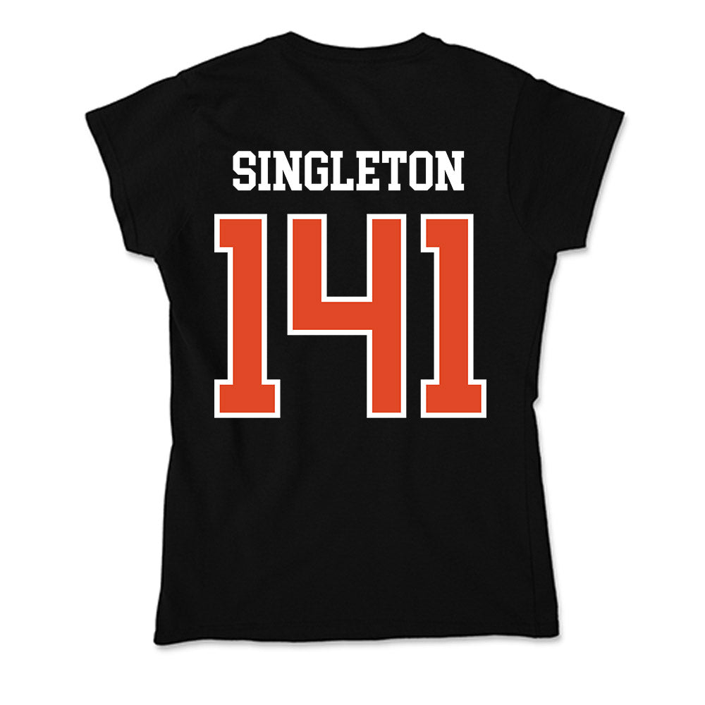 Oregon State - NCAA Wrestling : Nash Singleton - Soft Style Women’s T-Shirt-1