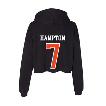Oregon State - NCAA Football : Aeryn Hampton - Women's Crop Fleece Hoodie-1