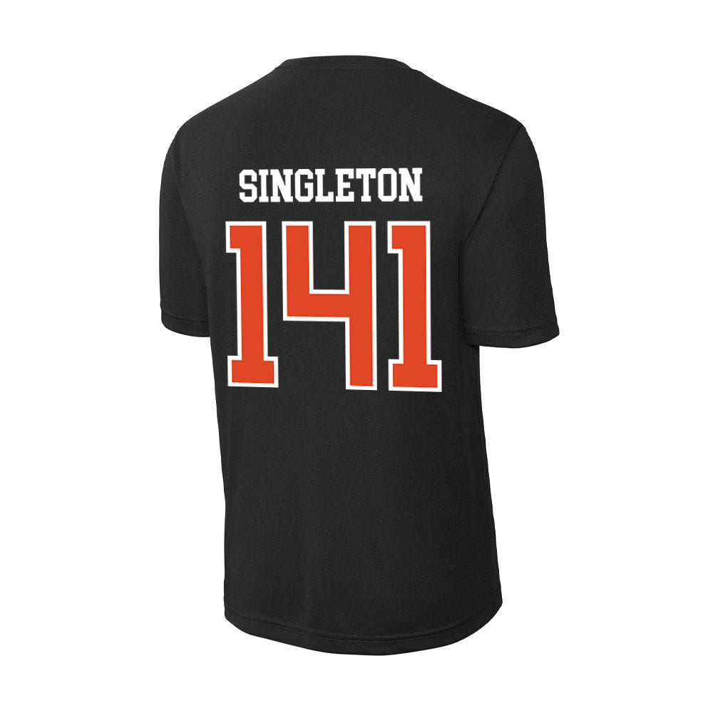 Oregon State - NCAA Wrestling : Nash Singleton - Activewear T-Shirt-1