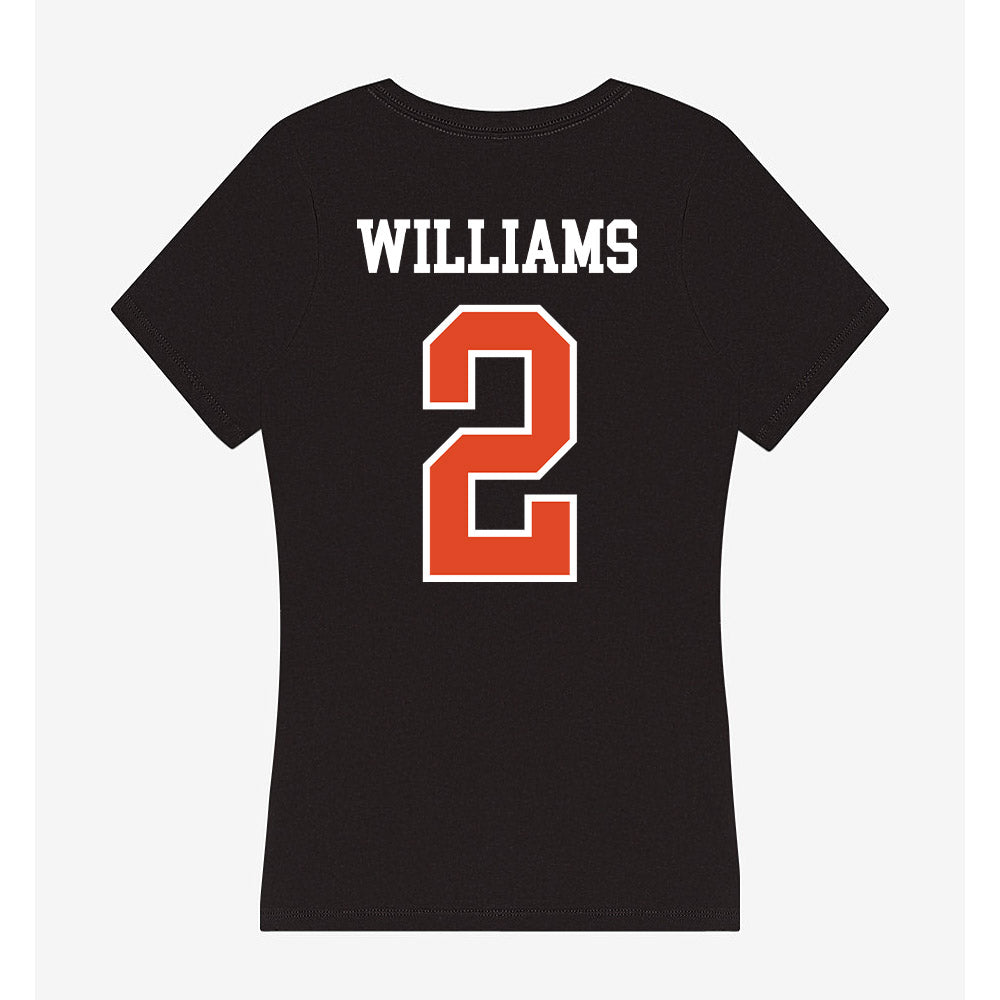 Oregon State - NCAA Women's Volleyball : Gregory Williams - Women's V-Neck T-Shirt-1