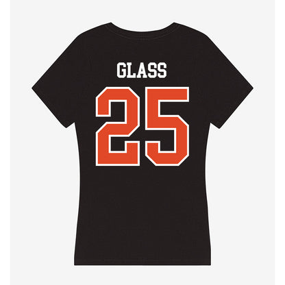 Oregon State - NCAA Football : Kourdey Glass - Women's V-Neck T-Shirt-1
