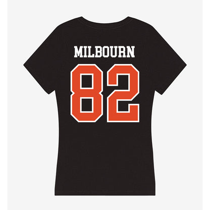 Oregon State - NCAA Football : Gabe Milbourn - Women's V-Neck T-Shirt-1