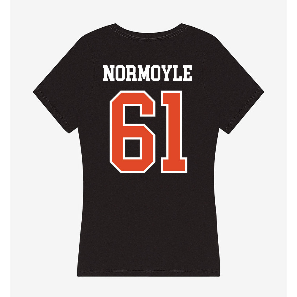 Oregon State - NCAA Football : Jake Normoyle - Women's V-Neck T-Shirt-1