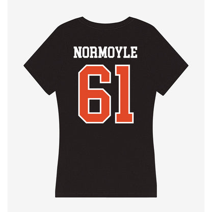 Oregon State - NCAA Football : Jake Normoyle - Women's V-Neck T-Shirt-1
