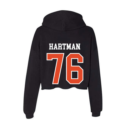 Oregon State - NCAA Football : Ben Hartman - Women's Crop Fleece Hoodie-1