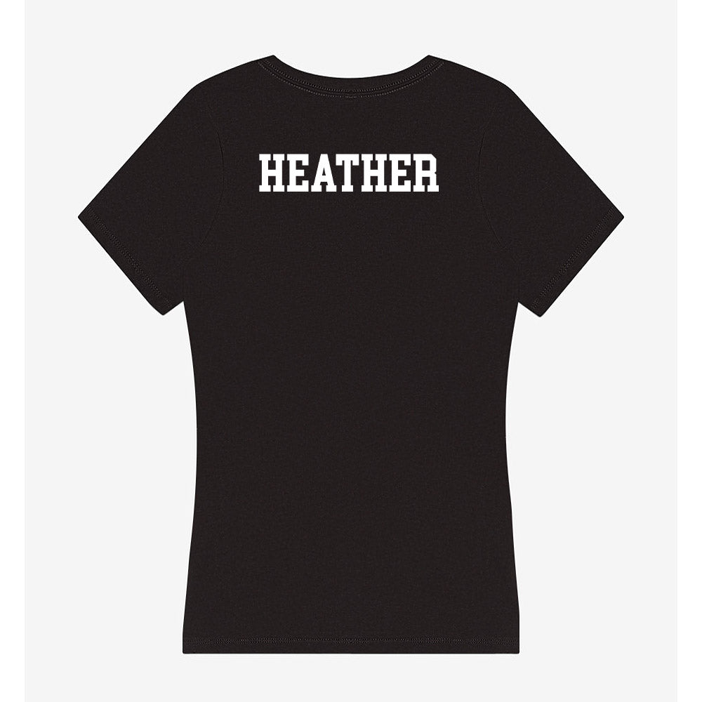 Oregon State - NCAA Women's Gymnastics : Mia Heather - Women's V-Neck T-Shirt-1