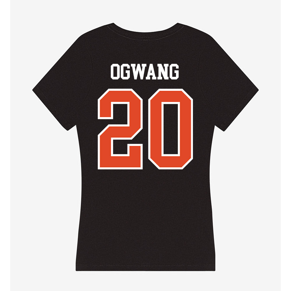 Oregon State - NCAA Men's Soccer : Joseph Ogwang - Women's V-Neck T-Shirt-1