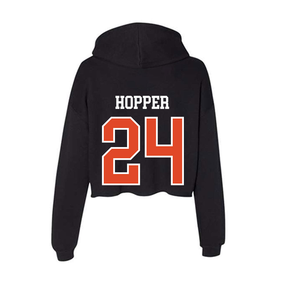 Oregon State - NCAA Football : Tyjai Hopper - Women's Crop Fleece Hoodie-1