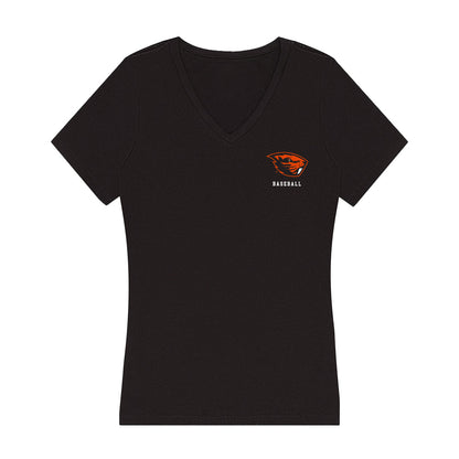 Oregon State - NCAA Baseball : Eli Gries-Smith - Women's V-Neck T-Shirt-0