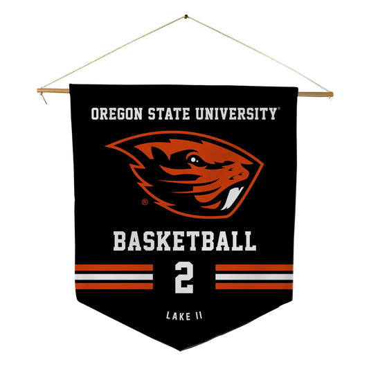 Oregon State - NCAA Men's Basketball : Josiah Lake II - Pennant - 18" x 21"-0