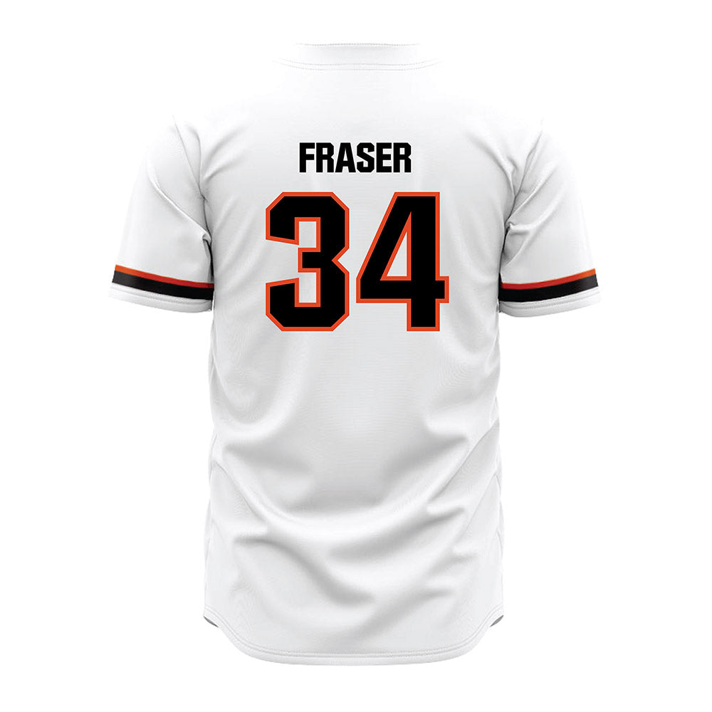 Oregon State - NCAA Baseball : Max Fraser - White Jersey-1