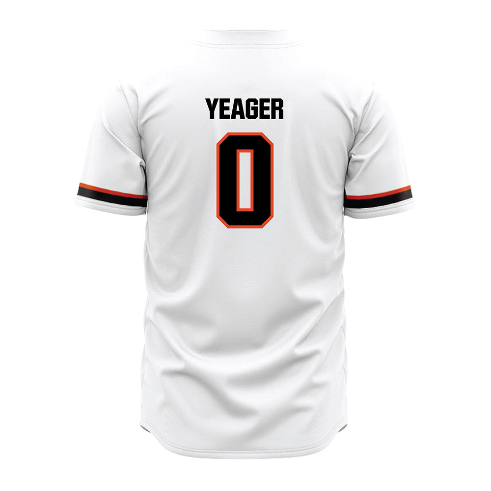 Oregon State - NCAA Baseball : Isaac Yeager - White Jersey-1