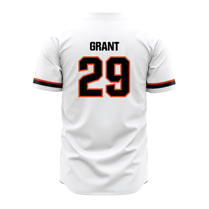 Oregon State - NCAA Baseball : Dyson Grant - White Jersey-1
