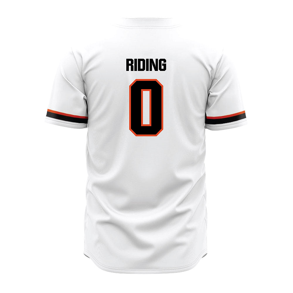 Oregon State - NCAA Baseball : Grayson Riding - White Jersey-1