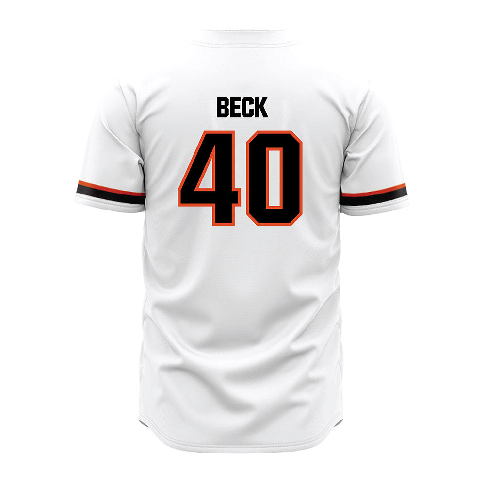 Oregon State - NCAA Baseball : Kameron Beck - White Jersey-1