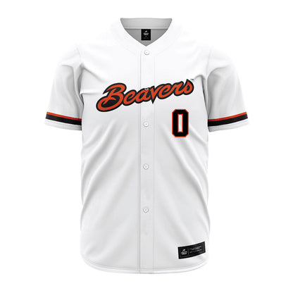 Oregon State - NCAA Baseball : Grayson Riding - White Jersey-0