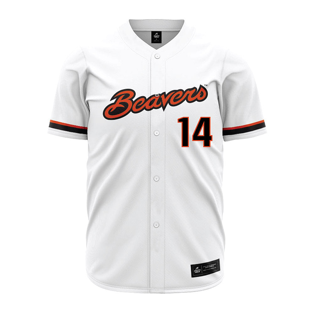 Oregon State - NCAA Baseball : Tyler Inge - White Jersey-0