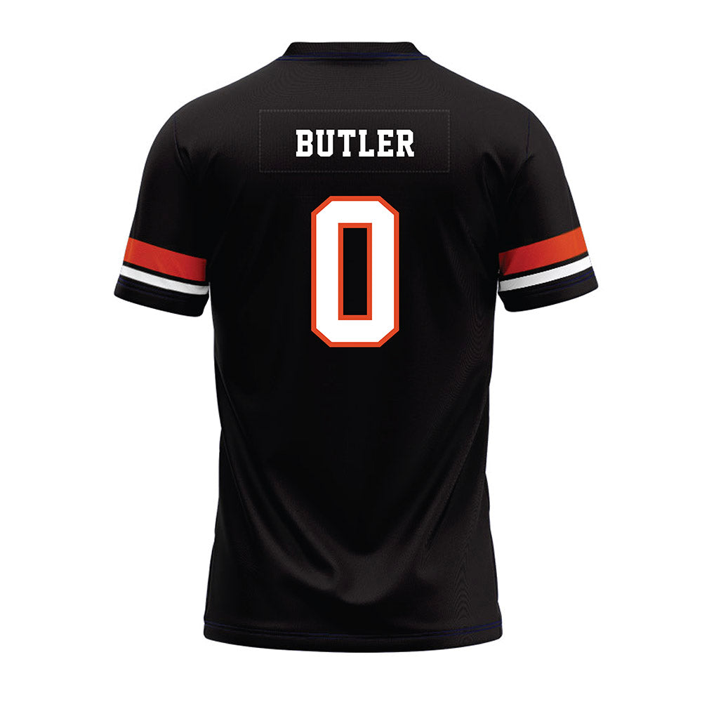 Oregon State - NCAA Football : Aaron Butler - Black Premium Football Jersey-1