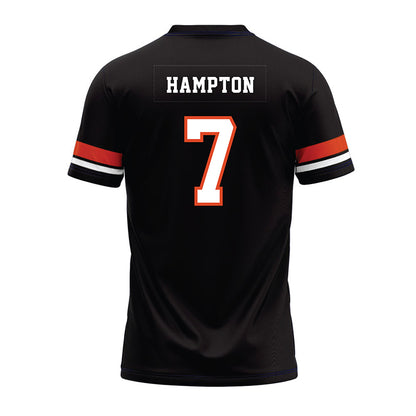 Oregon State - NCAA Football : Aeryn Hampton - Black Premium Football Jersey-1