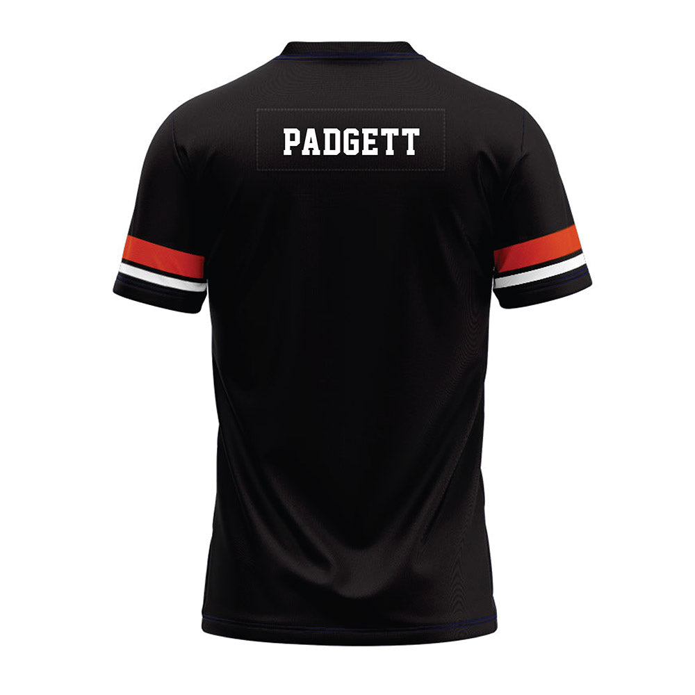 Oregon State - NCAA Football : Jayden Padgett - Black Premium Football Jersey-1
