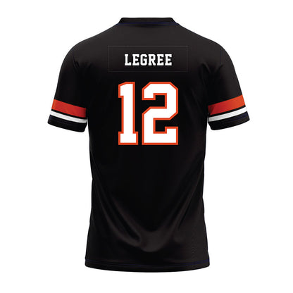 Oregon State - NCAA Football : Jesse Legree - Black Premium Football Jersey-1