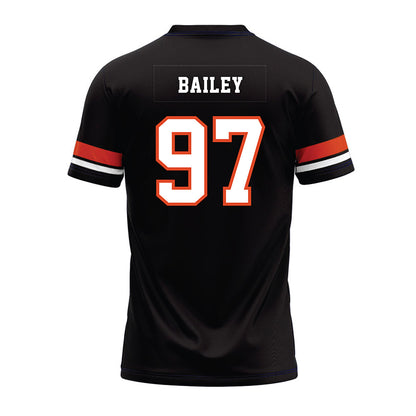 Oregon State - NCAA Football : Tyler Bailey - Black Premium Football Jersey-1