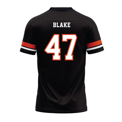 Oregon State - NCAA Football : Tyree Blake - Black Premium Football Jersey-1