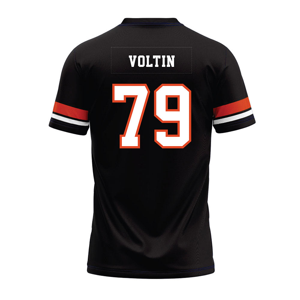 Oregon State - NCAA Football : Tyler Voltin - Black Premium Football Jersey-1