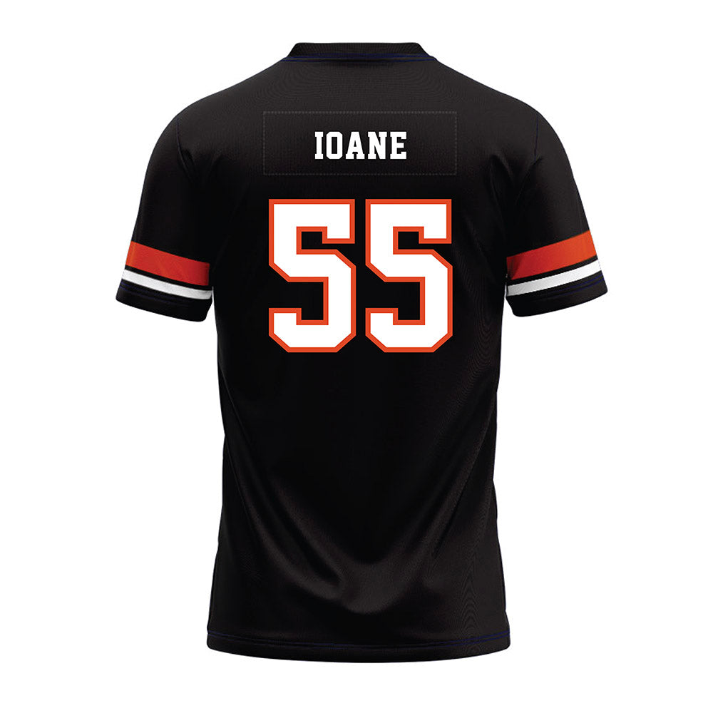 Oregon State - NCAA Football : Jeremiah Ioane - Black Premium Football Jersey-1