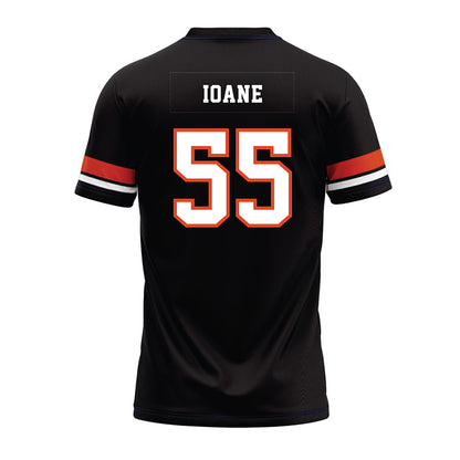 Oregon State - NCAA Football : Jeremiah Ioane - Black Premium Football Jersey-1