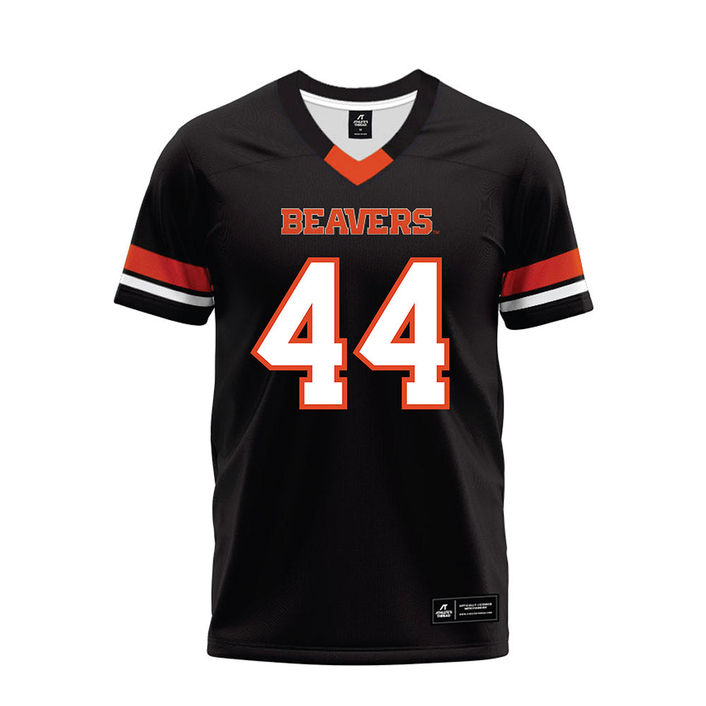 Oregon State - NCAA Football : Takari Hickle - Black Premium Football Jersey-0