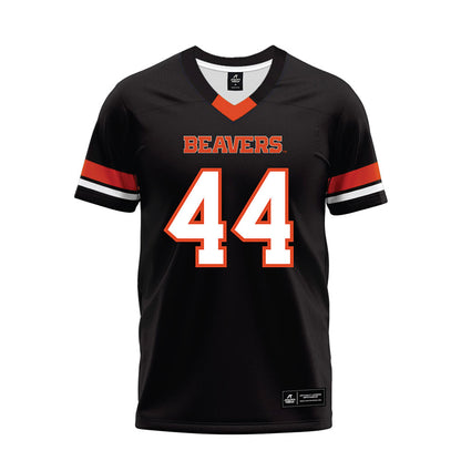 Oregon State - NCAA Football : Takari Hickle - Black Premium Football Jersey-0