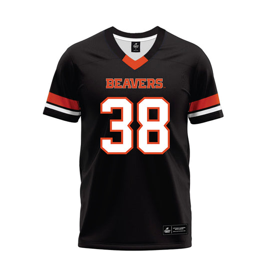 Oregon State - NCAA Football : AJ Winsor - Black Premium Football Jersey-0