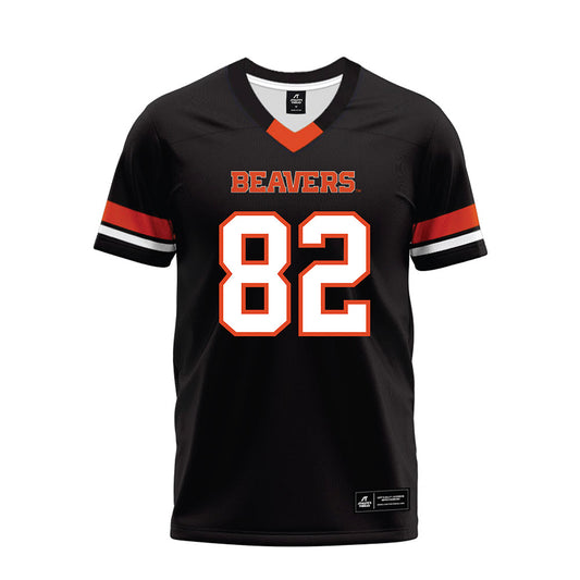 Oregon State - NCAA Football : Gabe Milbourn - Black Premium Football Jersey-0