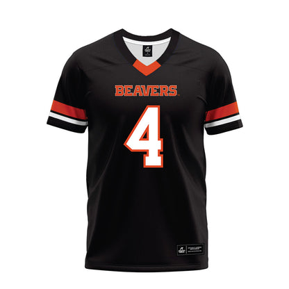 Oregon State - NCAA Football : Xavyion Noland - Black Premium Football Jersey-0