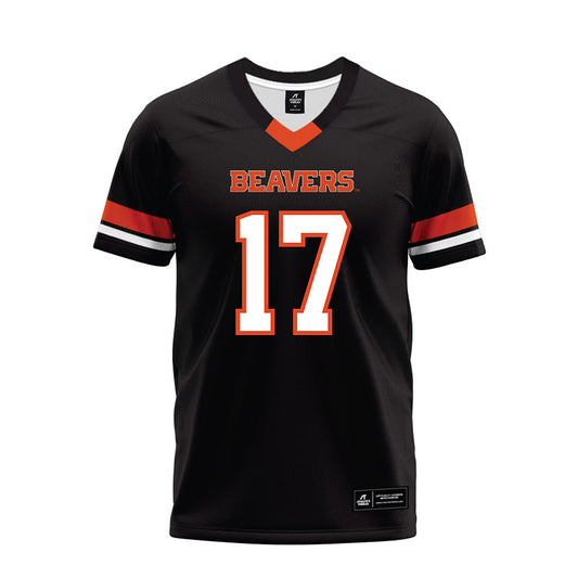 Oregon State - NCAA Football : Ishmael Findlayter - Black Premium Football Jersey-0