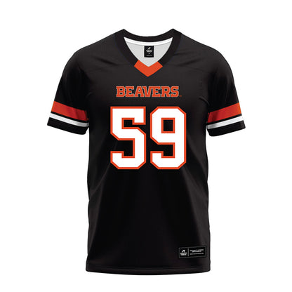 Oregon State - NCAA Football : Frankie Petuya - Black Premium Football Jersey-0