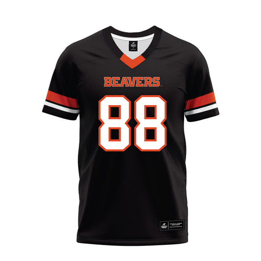 Oregon State - NCAA Football : Ross Nickson III - Black Premium Football Jersey-0