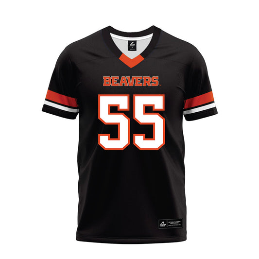 Oregon State - NCAA Football : Jeremiah Ioane - Black Premium Football Jersey-0