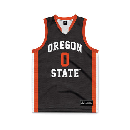 Oregon State - NCAA Women's Basketball : Tiara Bolden - Black Basketball Jersey-0