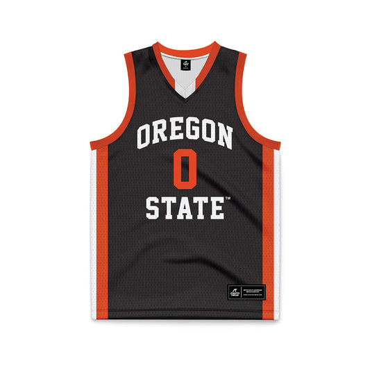 Oregon State - NCAA Women's Basketball : Tiara Bolden - Black Basketball Jersey-0