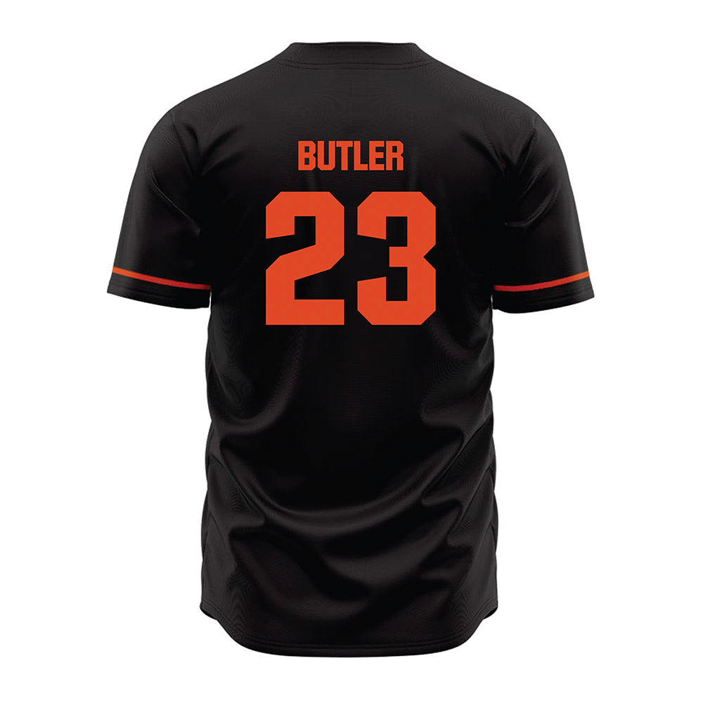 Oregon State - NCAA Softball : Jaeya Butler - Black Jersey-1