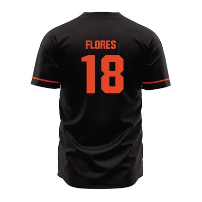 Oregon State - NCAA Softball : Justice Flores - Black Jersey-1