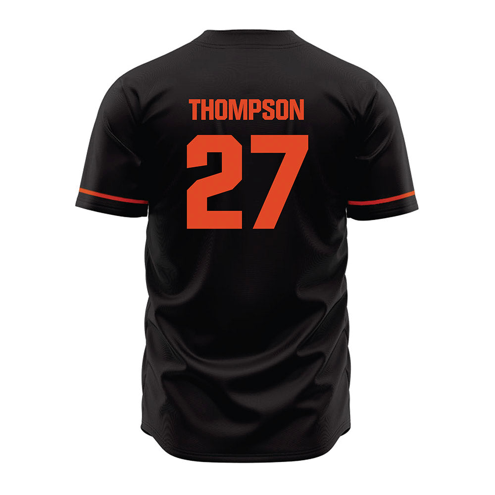 Oregon State - NCAA Softball : Tristian Thompson - Black Jersey-1