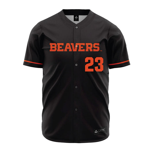 Oregon State - NCAA Softball : Jaeya Butler - Black Jersey-0