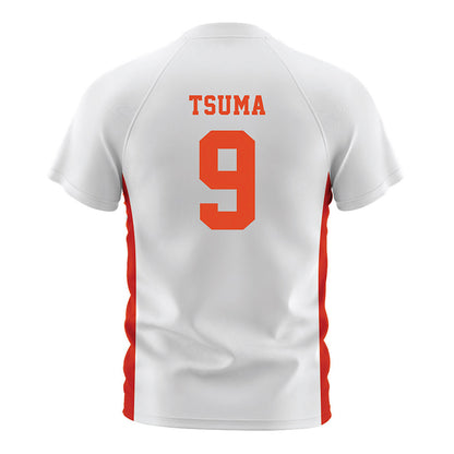 Oregon State - NCAA Women's Soccer : London Tsuma - White Soccer Jersey-1