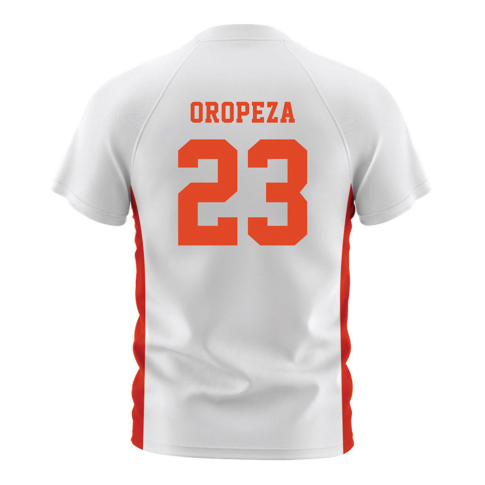 Oregon State - NCAA Women's Soccer : Leanne Oropeza - White Soccer Jersey-1