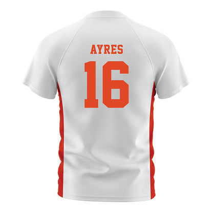 Oregon State - NCAA Women's Soccer : Taylor Ayres - White Soccer Jersey-1