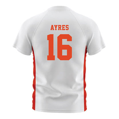 Oregon State - NCAA Women's Soccer : Taylor Ayres - White Soccer Jersey-1